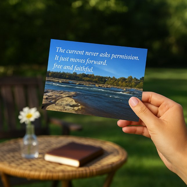 Let the Water Remind You, Poetic Scene James River Postcard (Creator Uploaded)