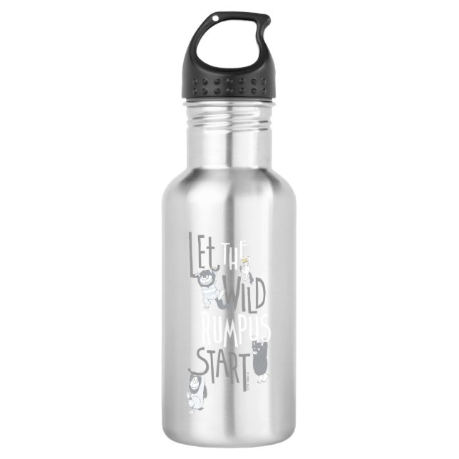 Let the Wild Rumpus Start 532 Ml Water Bottle (Front)
