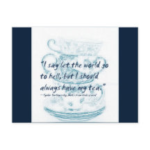 Let the world go to hell...