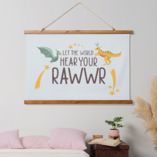 Let the World Hear Your Roar Hanging Tapestry