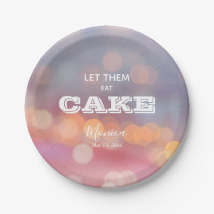 Let Them Eat Cake 7"" Birthday Paper Plate