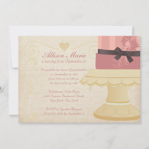 Let Them Eat Cake Invitations