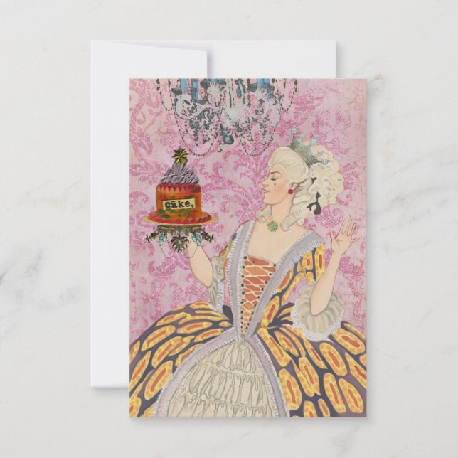 Let them Eat Cake ~  Invitations / RSVP (Front)