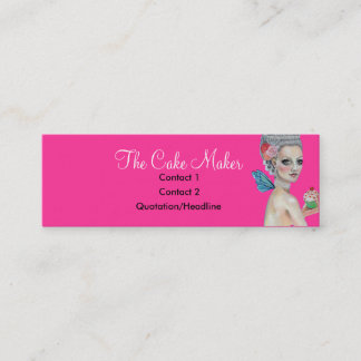 Let them eat cake mini business card