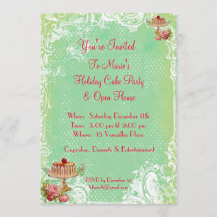Let Them Eat Cake  Party Invitation