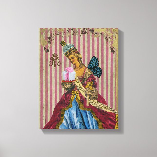 Let Them Eat Cake SIZE & STYLE OPTIONS - Canvas Print (Front)