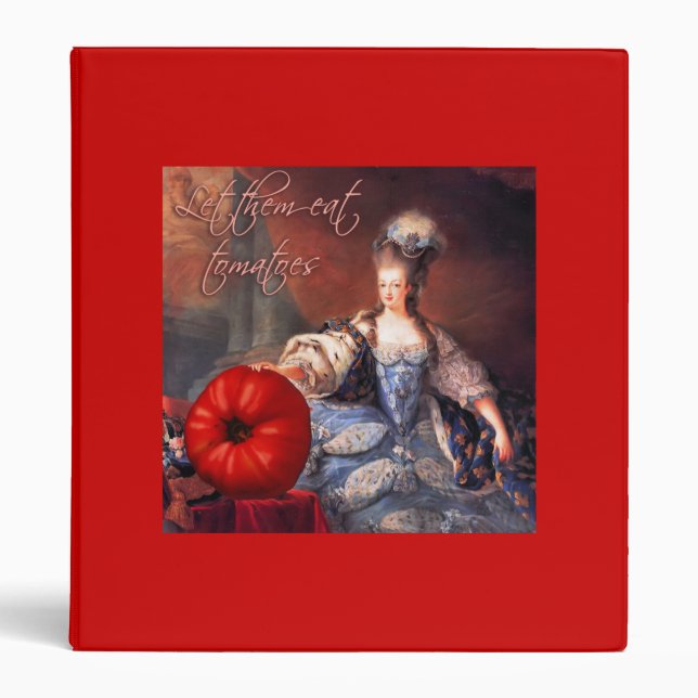 Let Them Eat Tomatoes Binder (Front)