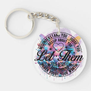 Let Them — Empowerment Bloom Keychain