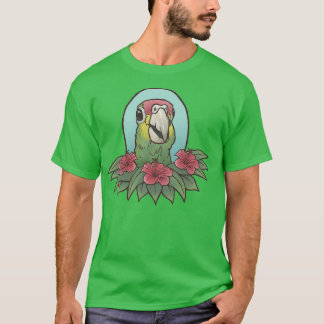 Let Them Fly Free Red Lored Parrot T-Shirt