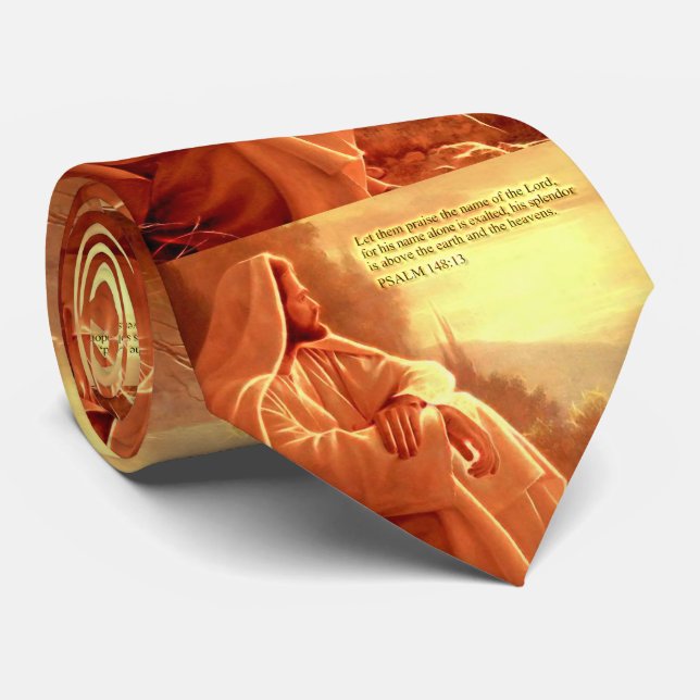 Let them Praise the name of the Lord...Tie Tie (Rolled)