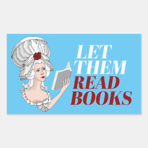 Let them read books sticker