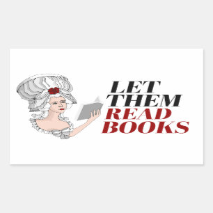 Let them read books sticker