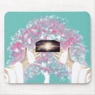 Let there be light: and there was light mouse pad