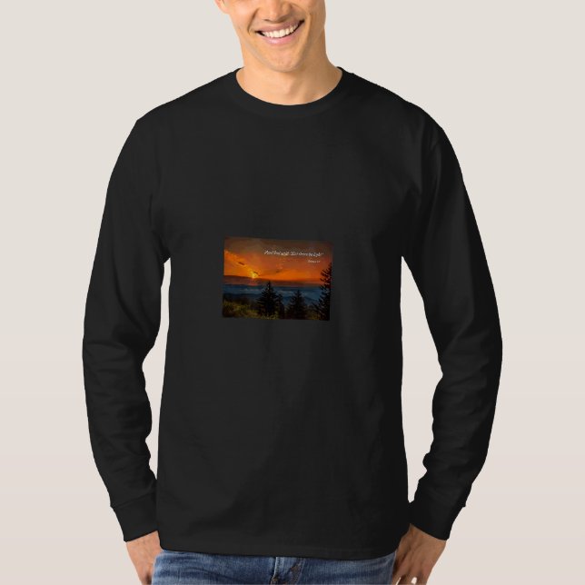 Let There Be Light Genesis 13 T-Shirt (Front)