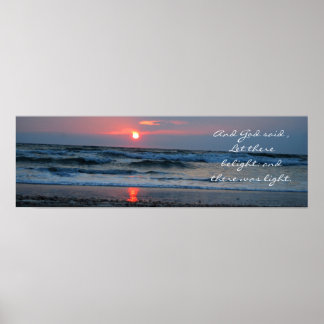 Let there be light poster