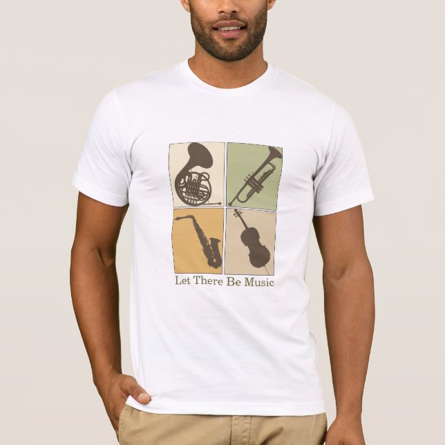 Let There Be Music T-shirt (Front)