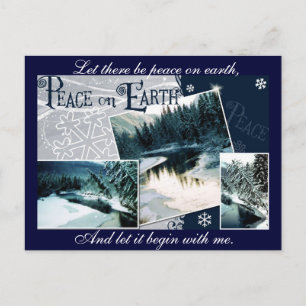Let there be peace on earth postcard