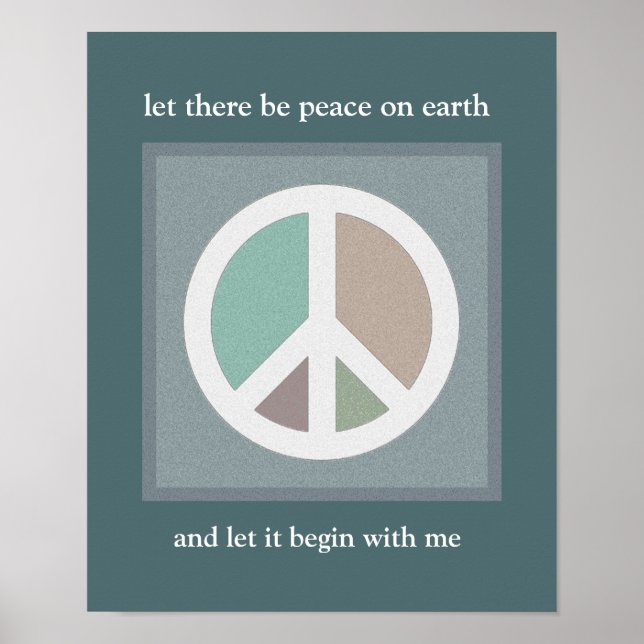 Let there be peace on earth poster (Front)