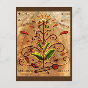 'Let There be Tea' Postcard