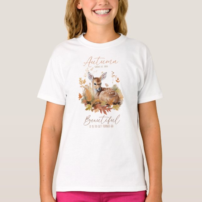 Let Things Go Autumn T-Shirt (Front)