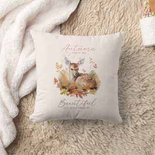 Let Things Go Autumn Throw Pillow