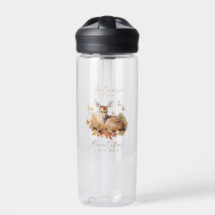 Let Things Go Autumn Water Bottle