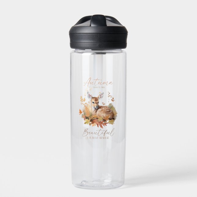 Let Things Go Autumn Water Bottle (Front)