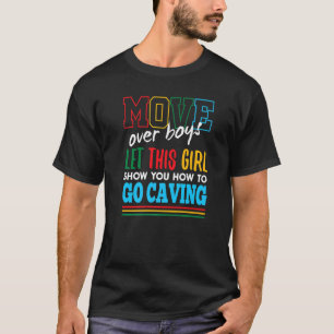 Let This Girl Show You How To Go Caving Funny Spel T-Shirt