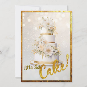 Let Us Eat Cake! Invitation
