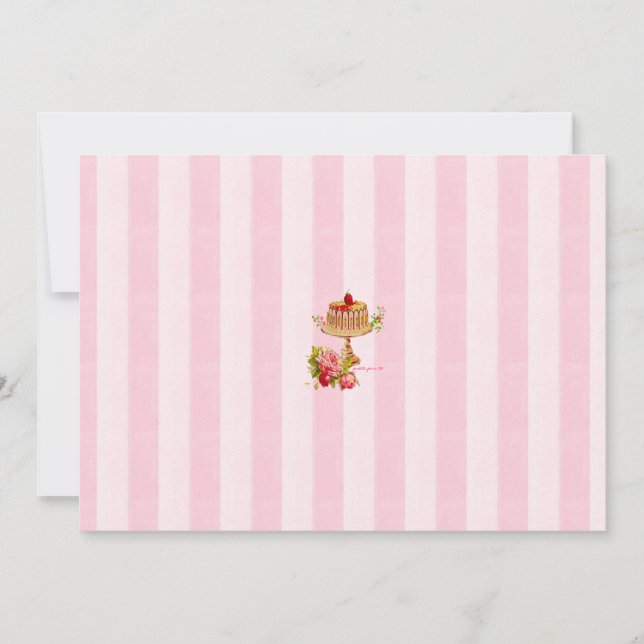 Let Us Eat Cake Party Invitations (Front)