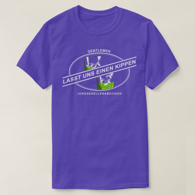 Let us get hammered Gentlemen Bachelor Party T-Shirt (Design Front)