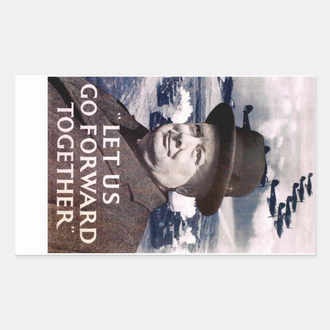 Let Us Go Forward Together Sticker (Front)