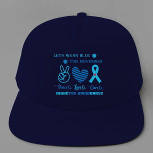 Let Us Wear Blue This November-Diabetes Awareness Trucker Hat