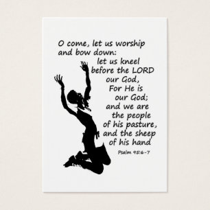 let us worship and bow down