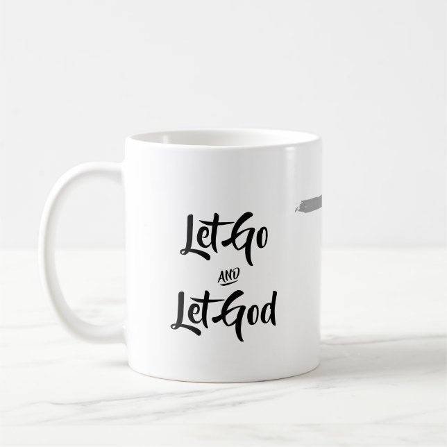 Let vont laisser la tasse de café de Dieu avec la (Gauche)