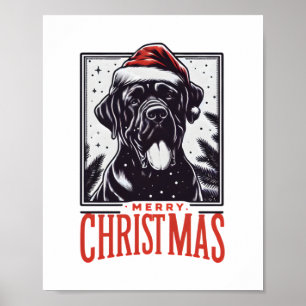 Let your Cane Corso 'sleigh' the season with love Poster