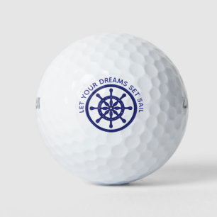 Let Your Dreams Set Sail Retirement Golf Balls