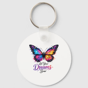 Let Your Dreams Soar – Colourful Butterfly Keychain
