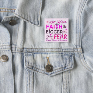 Let Your FAITH Be BIGGER 2 Inch Square Button