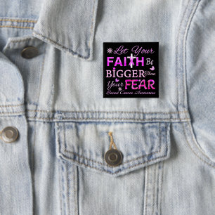 Let Your FAITH Be BIGGER 2 Inch Square Button