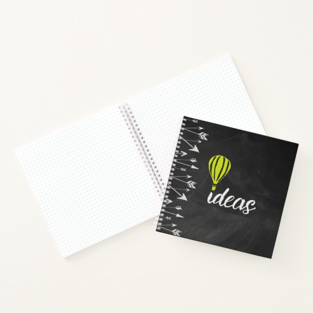 Let Your Ideas Soar Chalkboard Notebook (Inside)