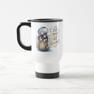 Let Your Light Bloom Travel Mug