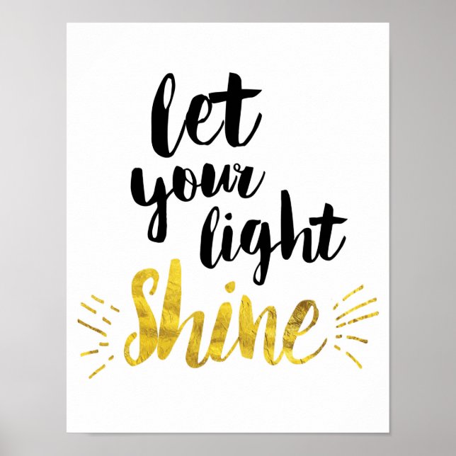 Let Your Light Shine Art Print (Front)