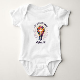 Let Your Light Shine Baby Bodysuit