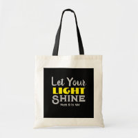 Let Your Light Shine Bible Verse Yellow Cute 