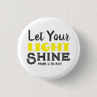 Let Your Light Shine Bible Verse Yellow Cute White