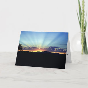 Let Your Light Shine Birthday Greeting Card