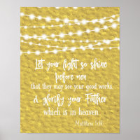 Let Your Light Shine KJV Bible Verse