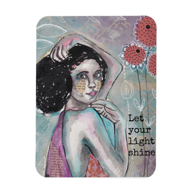 Let your light shine magnet (Vertical)