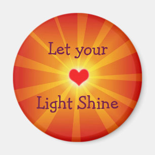 "Let Your Light Shine" Magnet